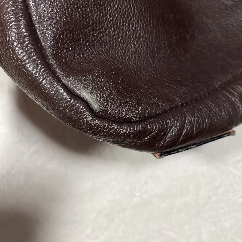 Marruecos Columbian Leather Messenger Bag Laptop Bag Hand Crafted Brown Pebbled